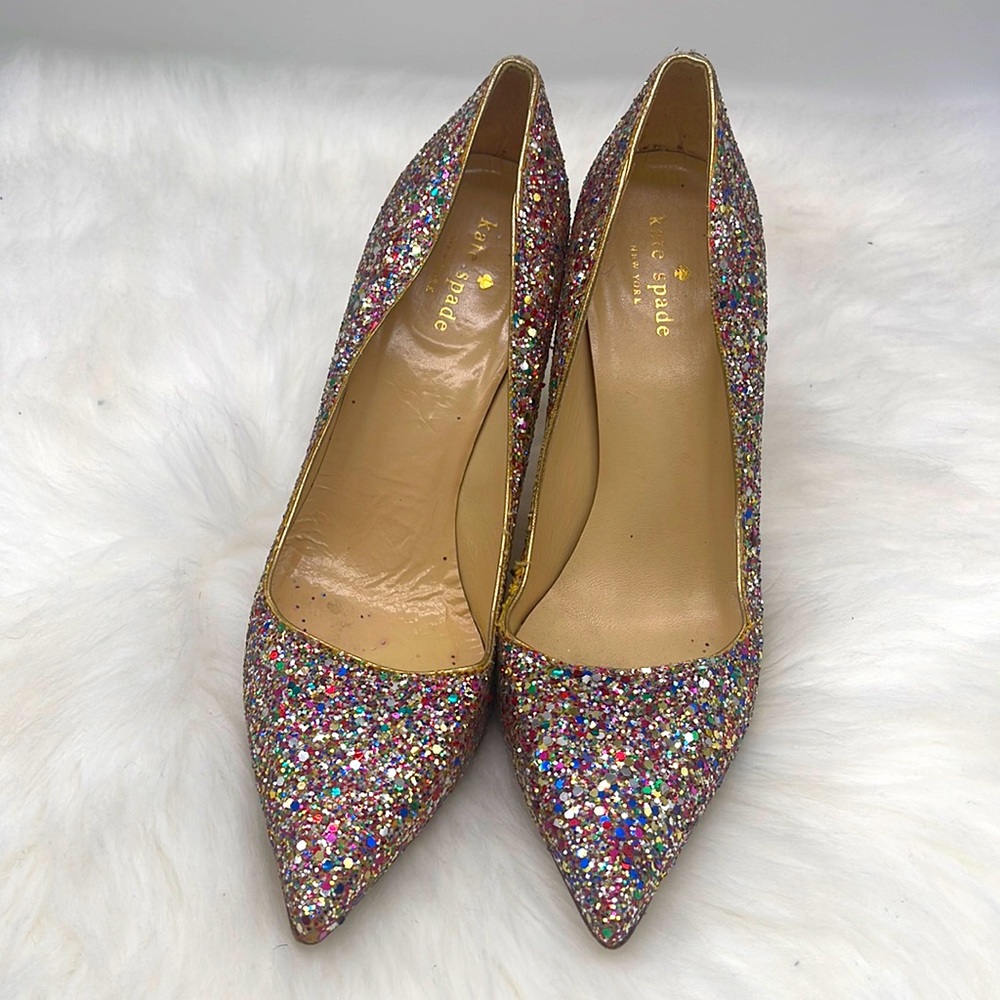 Kate spade sparkle pumps